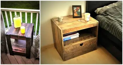 6 Pallet Side Table Ideas End Table Full Instructions Diy