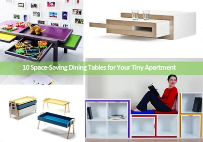 10 Space Saving Dining Tables For Your Tiny Apartment