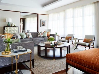 Retro Style Interior With A Contemporary Touch