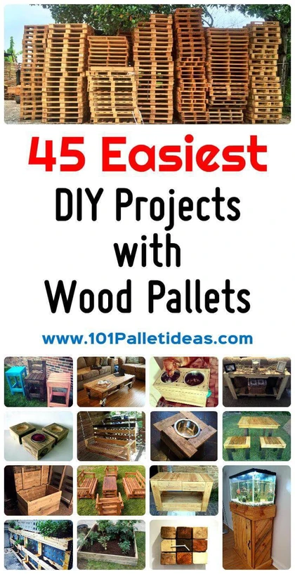 45 Easiest Diy Projects With Wood Pallets You Can Build