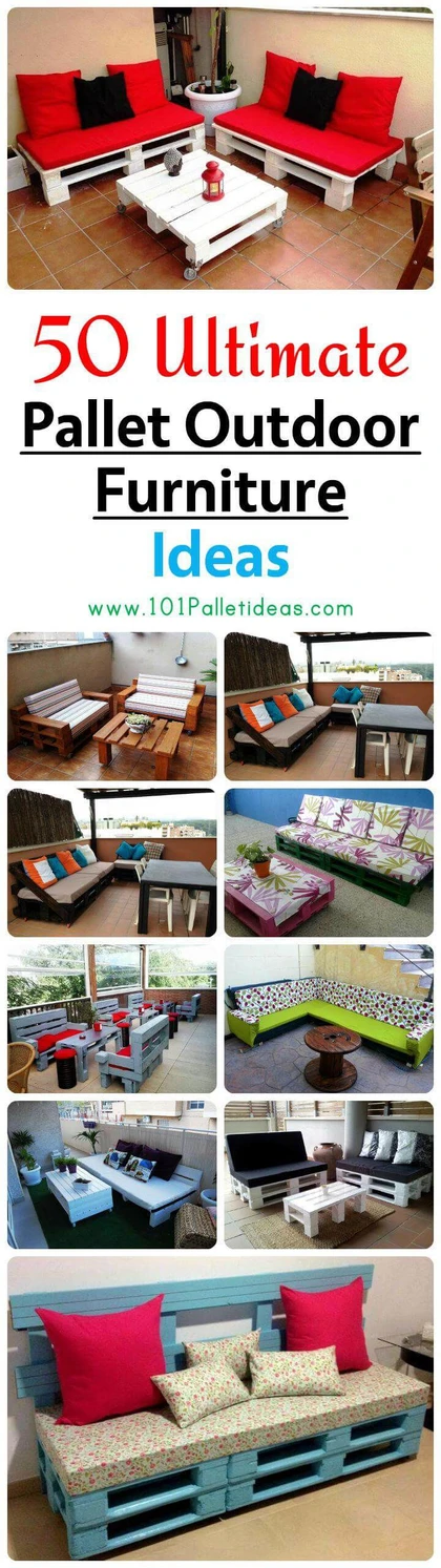 50 Ultimate Pallet Outdoor Furniture Ideas Easy Pallet Ideas