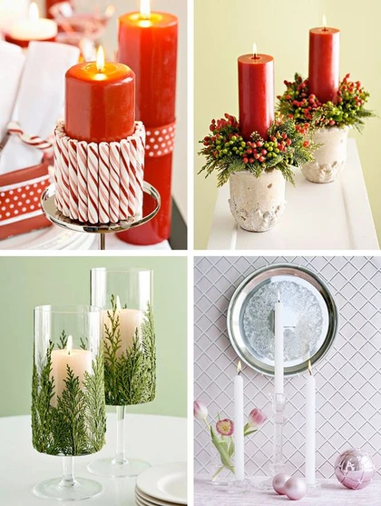 50 Pretty And Breathtaking Christmas Candle Decoration Ideas For The Merriest Christmas
