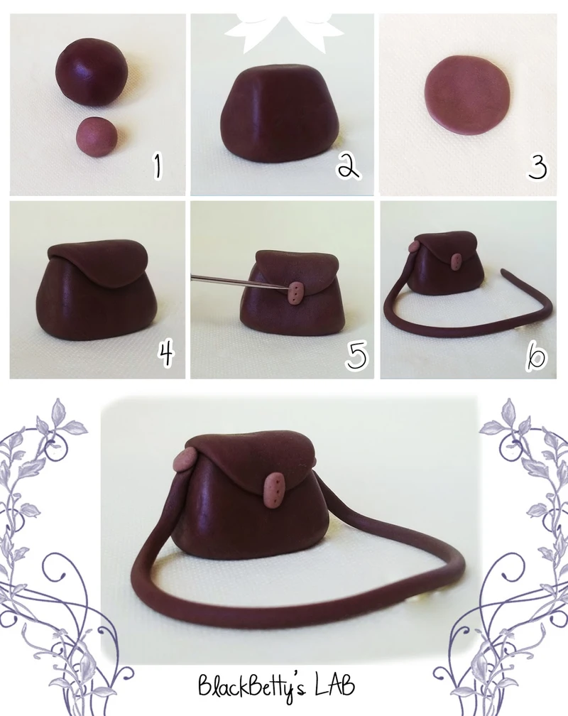 Polymer clay handbag tutorial Polymer clay handbag tutorial