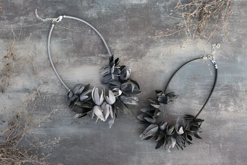 Polymer clay unusual necklace ideas