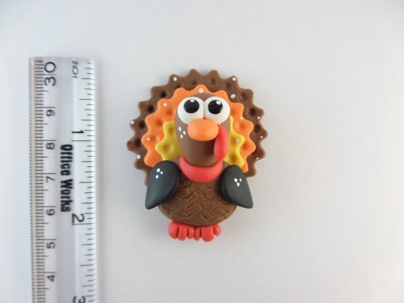 Polymer clay turkey