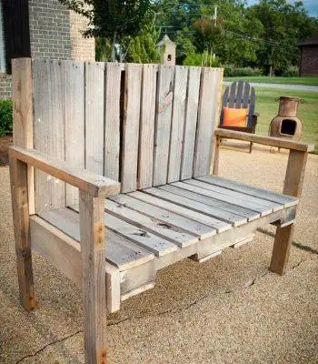 Diy Pallet Wood Bench 101 Pallets