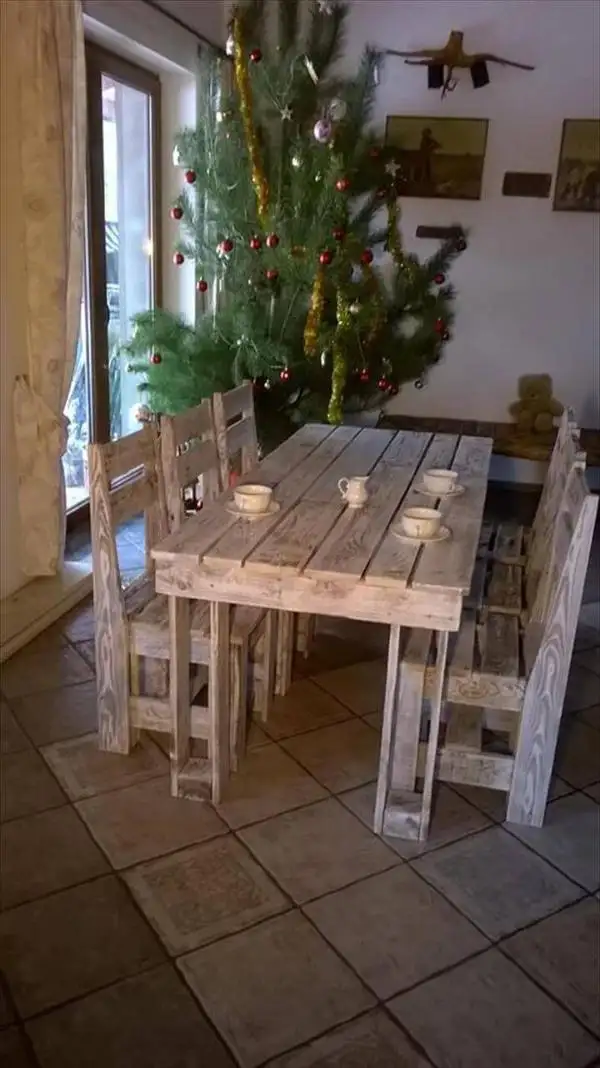pallet dining set