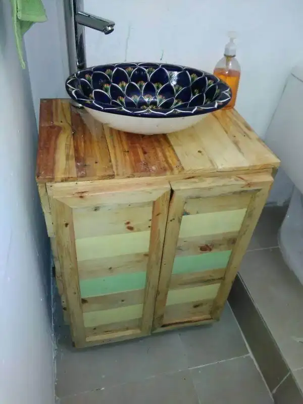 diy pallet vanity furniture