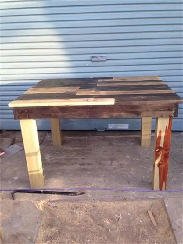 diy pallet dining table