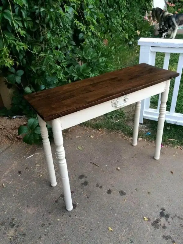 diy pallet entryway table