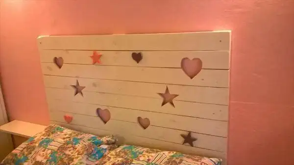 diy pallet headboard